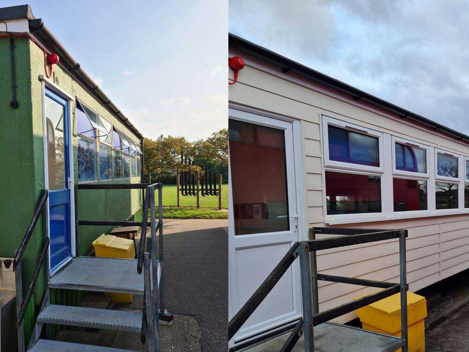 Windows and Cladding for School