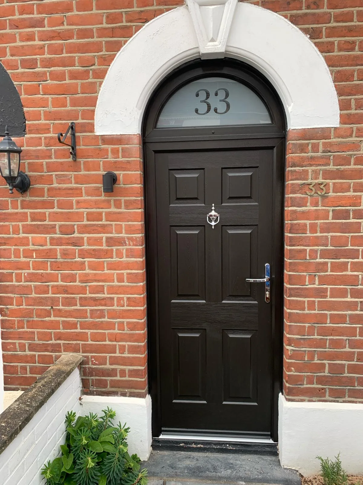 Replacement Front Door & Reinstated Original Arched Window