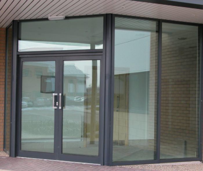 Aluminium Commercial Doors